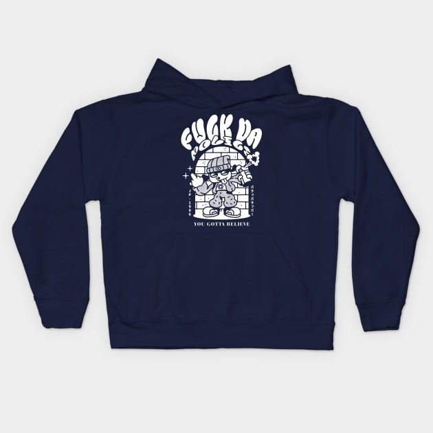 Rad Rappa Kids Hoodie by demonigote